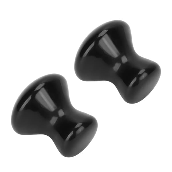 2. generations Gua Sha ansigtsværktøj, svampeform, ansigtsløft, rynkefjernelse, massagerulle, sort