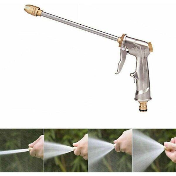 Högtrycksvattenpistol i aluminiumlegering för biltvätt lämplig för bil, utomhus