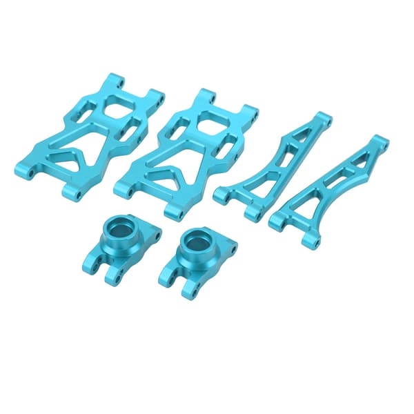Aluminiumslegering RC Styrestangsæt til SCY 16101PRO 16102 1 16 RC Bil Blå