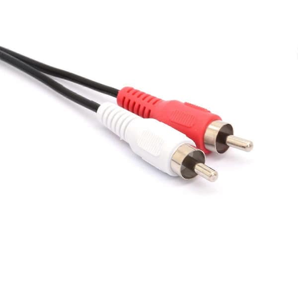 USB til RCA-kabel, USB A 2.0 hun til 2 RCA hanstik, Audio Video AV Y-splitter (1,5m)