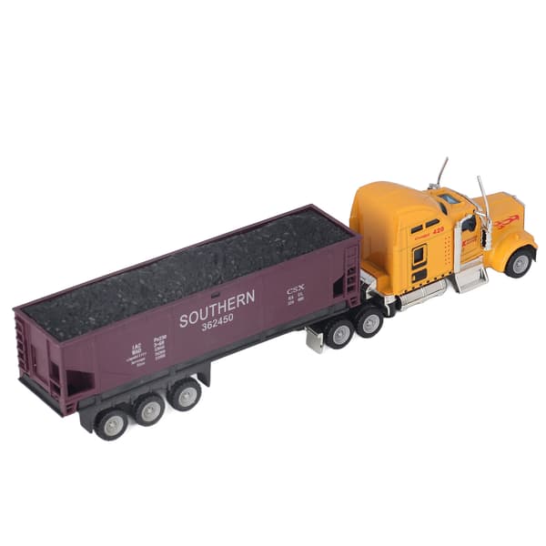 1:65 Pull Back Trucks Realistisk Utsökt Interaktiv Alloy Pull Back Transportbilar Modellleksak för Barn 1