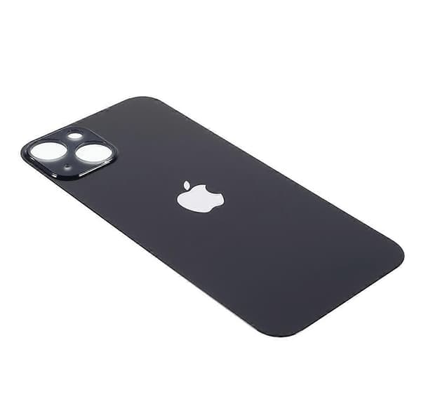 HW til iPhone 13 6,1 tommer batterihusdæksel reparationsdel (kameraringhul standardversion) Multicolor Style Black