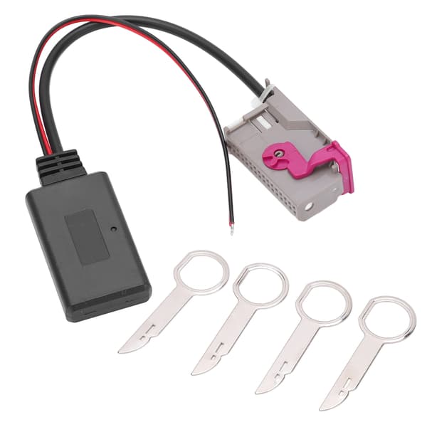Bluetooth 5.0 Trådløs Radio Stereo AUX Adapter Kabel til Audi A3 A4 A6 A8 TT R8 RNS-E Navigation