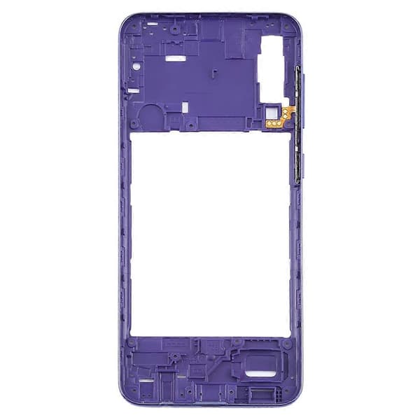 Til Samsung Galaxy A30s Midterramme Bezel Plade Mörk blå