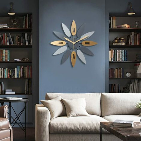 52CM Giant Väggklocka Modern Väggklocka 3D Silent Clock Dekorativa väggklockor för vardagsrum, kontor, kök, sovrum