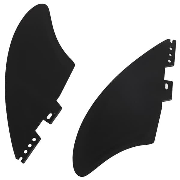 2 ST Surfebrettfinner Avtakbare PVC Fishtail Surfebrettfinner for Longboards Stand Up Paddleboards FCS2 Generasjon