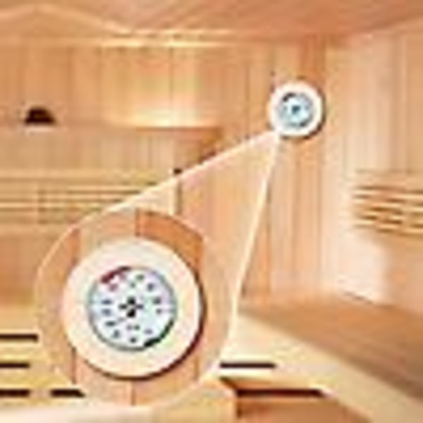 Sauna termo-hygrometer 2-i-1 termometer og hygrometer - til den rigtige temperatur og luftfugtighed pålidelig og nøjagtig