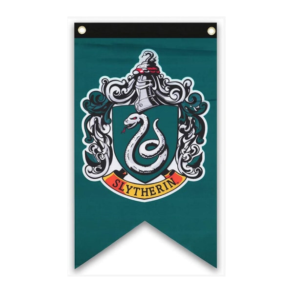 Gryffindor Födelsedagsfest Tillbehör College Harry Flag Banderoller Pojkar Flickor Barn Potter Halloween dekoration 4st 75*125 Cm