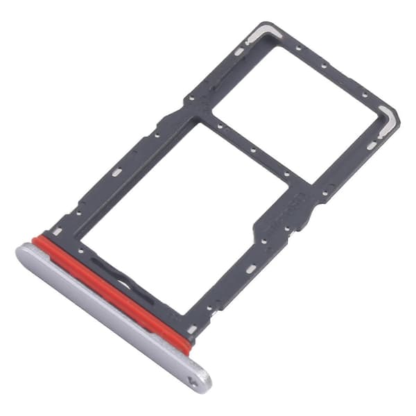 Til Galaxy Tab A11+ SM-X236/X230 KOMPATIBEL SIM + Micro SD-kortbakke Silver