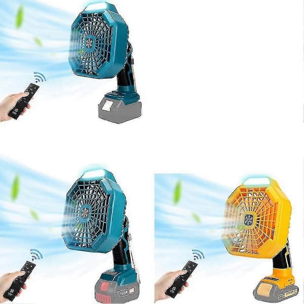 Vertikal USB-vifte for Bosch 18V litiumbatteri med lys -JA