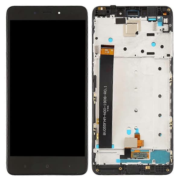 TFT LCD-skærm til Xiaomi Redmi Note 4 Digitizer komplet samling med ramme Black