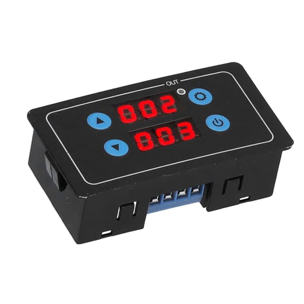 LCD Display Timer Relæ Modul Motorstyring Switch Board