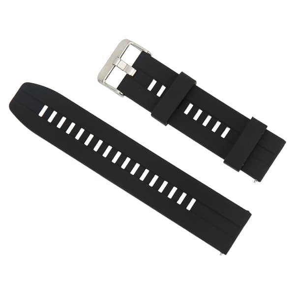 Smartwatch Udskiftnings Silikone Rem 20mm Sort til Huawei GT2 GT2e
