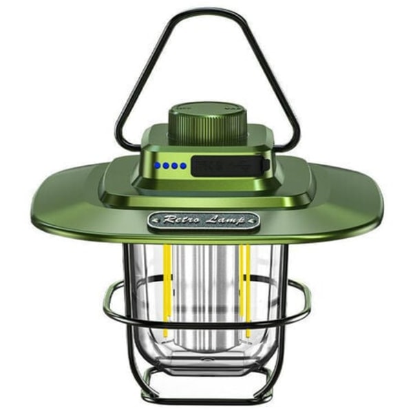 Ladattava retkeilylamppu (sisäänrakennettu litiumakku), vihreä - vihreä