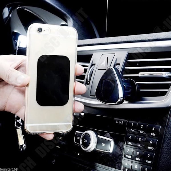 TD® Mobiltelefonhållare för bil Magnetisk post-it Kompatibilitet iPhone GPS Tillbehör Ergonomi 360 graders vridning