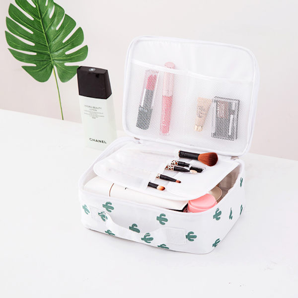 Rejse makeup taske Bærbar opbevaringstaske vasketøjstaske A4