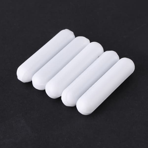 Vita PTFE Magnetomrörare Set 5 Delar