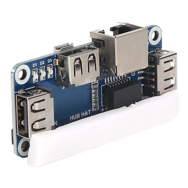 Power Expansion Board 3 Port USB Hub 4B/Zero W Elektronisk Komponent för Raspberry Pi Expansionskort