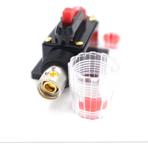 DC 12V 20A /30A/ 40A/ 50A/ 60A Bilstereoskydd Inline strömbrytare Säkringshållare