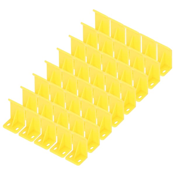 40 stk. ABS L-positioneringsblok Nem installation til testrack-reservedele