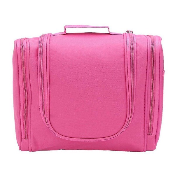 Hængende Vandtæt Mænd Kvinder Toilettaske Makeup Taske Rejsetoiletsæt Kosmetisk Carry Organizer Beauty Case pink