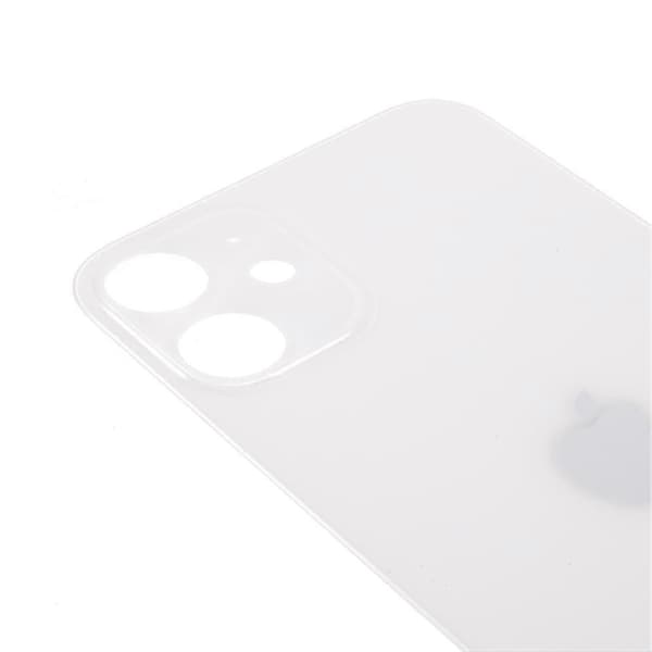 Til iPhone 12 Mini Batterihus Dæksel Reparationsdel (stort hul) White