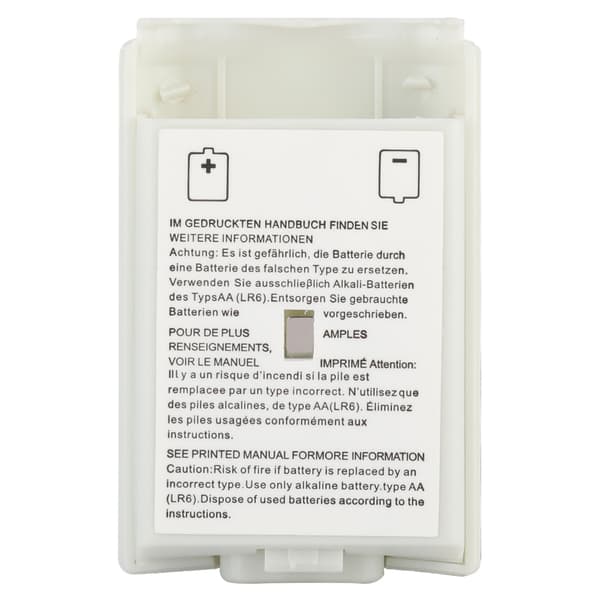 5 STK Universelt erstatningsbatteridekselsett for XBOX 360-kontroller (hvit)