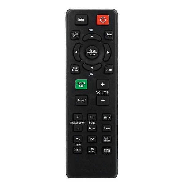 kaukosäädin Sopii Benq Projector W1070 W750 W1080st W1070+ W1400 W1500
