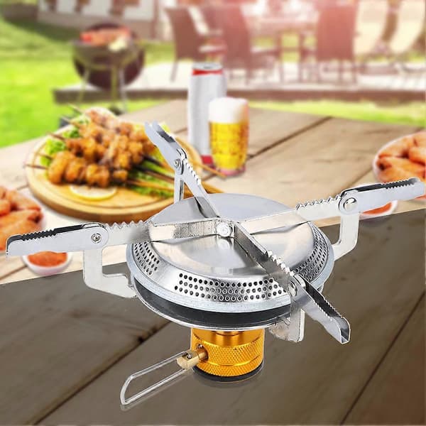 Utomhusbricka Brinnande Bärbar Mini Camping Picknickspis Vikbar Picknickugn[ht]