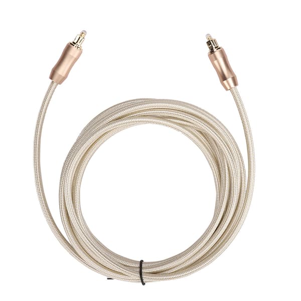 SPDIF til Toslink optisk fiber firkantet port lydkabel for effektforsterker lyddekoder 3 meter