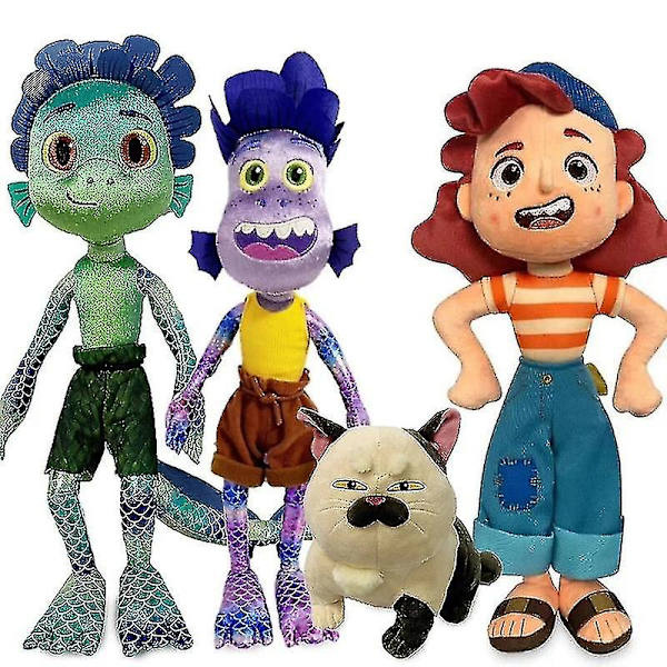 Pixar Luca Alberto sjöplyschleksak 17-43 cm tecknad katt lila flicka stoppade leksaker Girl