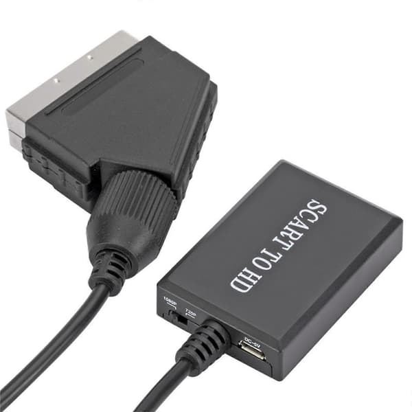 HDMI til SCART-kabel HDMI til SCART-adapter HDMI til SCART-omformer Videoadapter