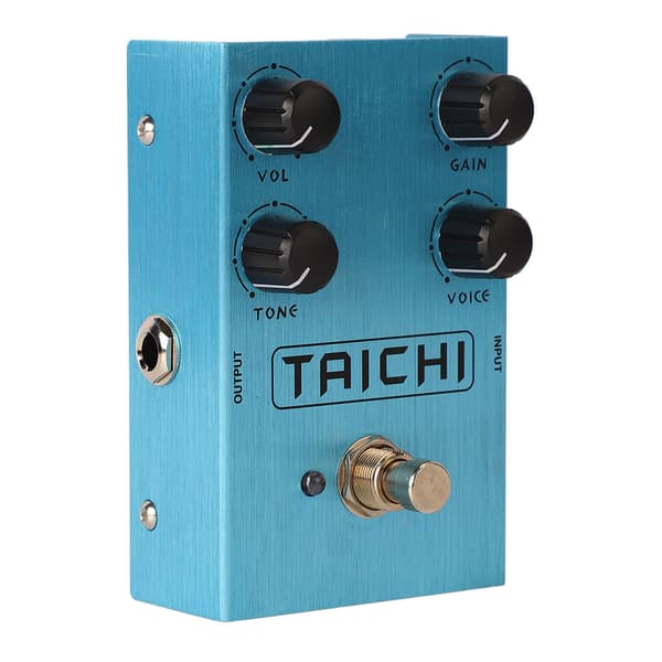 Elguitar Effekter Drive Pedal Effektor Simulerer Guitarforvrængning og Overdrive-effekter AN 38 Lyseblå