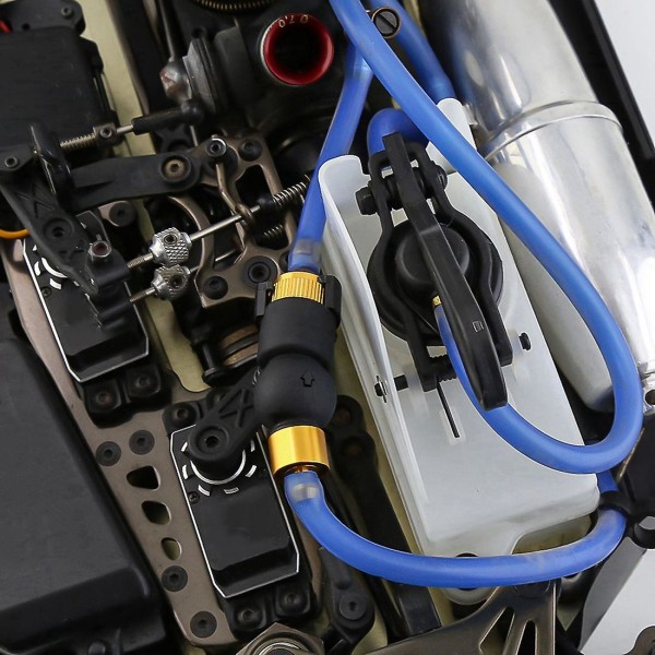 Bränslefilter Nitro Motordelar Bränsletank Reservdelar för 1/8 1/10 RC Modell Bil Redcat Himoto HPI,Bl Red