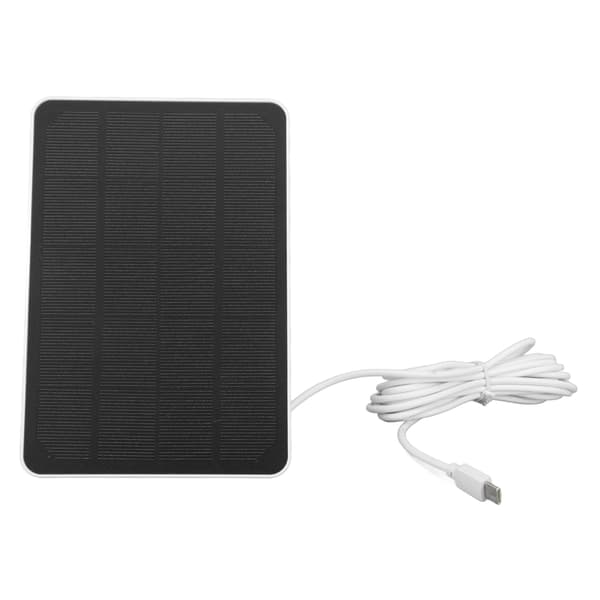 4W5V solpanel for trådløst kamera Vanntett solpanel for oppladbart batteriovervåkingskamera