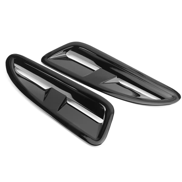 ABS Plast Motorhjelm Luftventil Bil Modificerede Dele Passer til Jaguar XKR XK8 Blank Sort