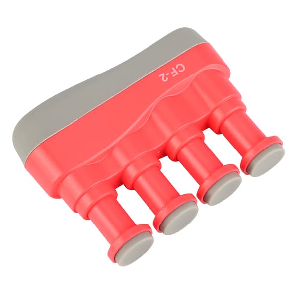 Barn Variabel Hand Finger Styrka Spänning Tränare Grip Trainer för piano gitarr (röd)