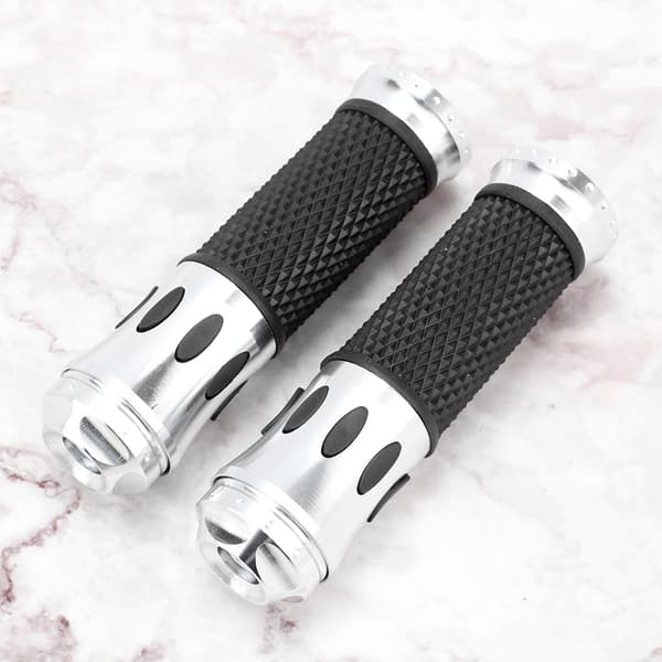22mm Universal Anti-Slip Motorcykelstyrgreb Sølv