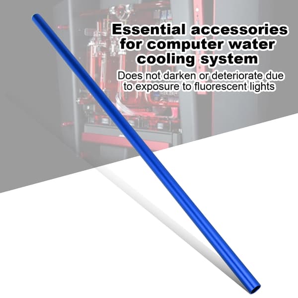 14mm Aluminiumlegering Hardrørstilbehør for Datamaskin PC Vannkjølingssystem Blå