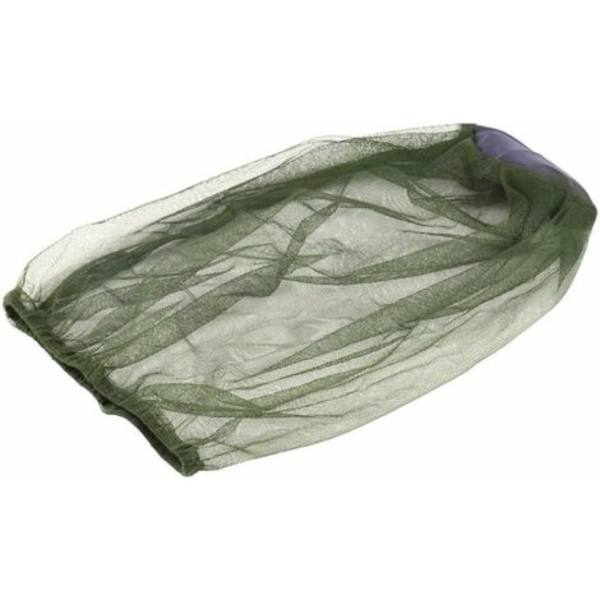 Myggenet insektnet med blødt og modstandsdygtigt til fiskeri, camping, biavl udendørs aktiviteter army green 4 stk.