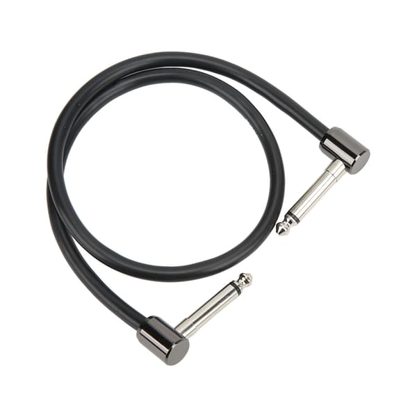 FC 20 Rätvinklig Gitarr Patch Kabel 50cm Akustisk Pedal Sladd Ljudtillbehör