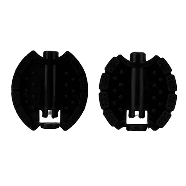 Børnecykellærling pedal trehjulet fodstøtte rollator fodpuder sort (par)