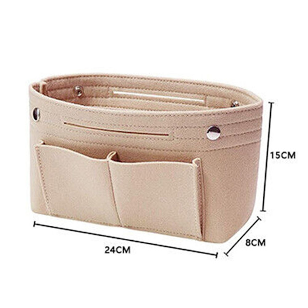 Travel Organizer Håndtaske Filt taske SORT black
