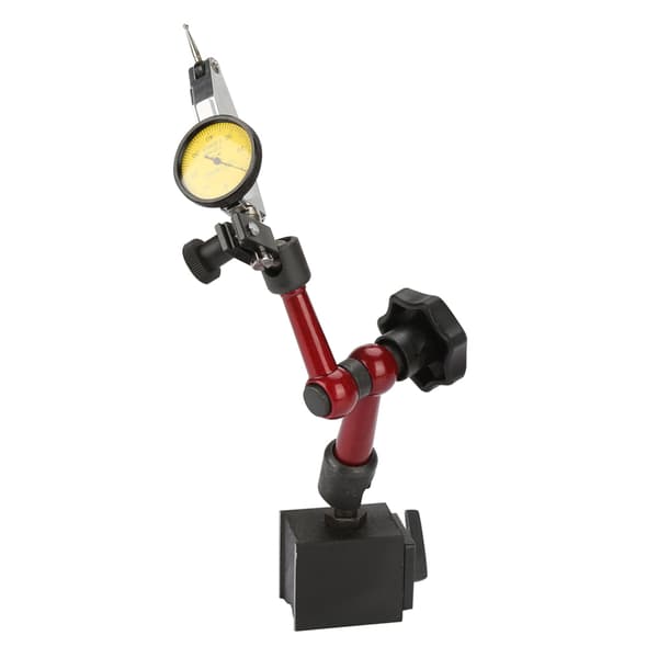 Magnetisk Dial Indikator Stativ Base Holder Fleksibel Holdbar Måler Testindikator