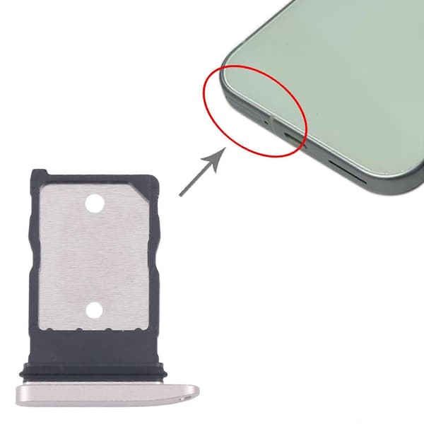 Til Google Pixel 9 Original SIM-kortbakke Beige