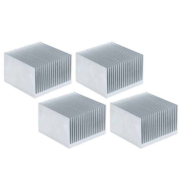 60x60x39mm Aluminium Køleplade til CPU Modul 4 Pin Kølerblæser