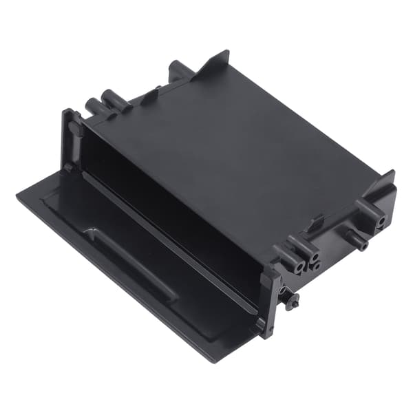 1DIN Bilradio Opbevaringsboks ABS Sort Universal Organizer Erstatning til Mitsubishi