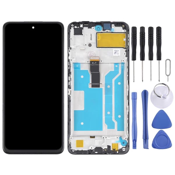 OEM LCD-skærm til Huawei Y7a Digitizer Komplet Samling Med Ramme (Sort) Black