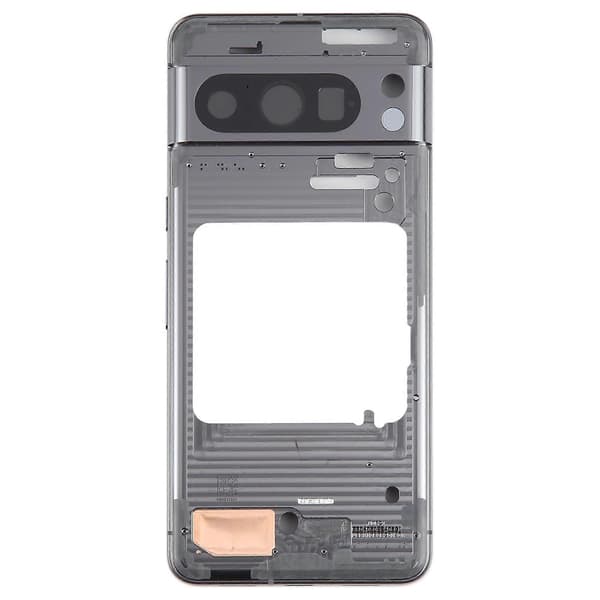 Til Google Pixel 8 Pro KOMPATIBEL Frontramme LCD-ramme Bezelplade Black