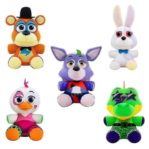 Fnaf Five Nights At Freddy&#39;s Security Breach Plyschdocka leksak för barn Present 20cm S Fox